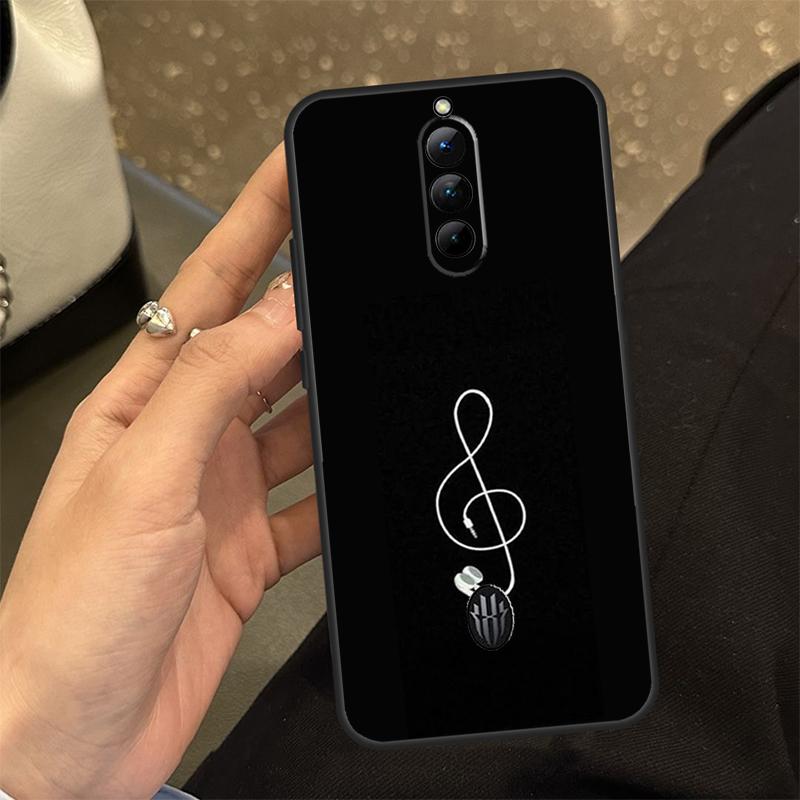Minimalist Music Lover Case For ZTE Nubia RedMagic 6 7 6S 7S Pro 5G 6R RedMagic 10 Air 9 8 8S 9S 10S Pro Plus Cover
