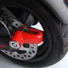 1 Heavy-Duty Bicycle & Motorcycle U-Lock with Manual Disc Brake Lock - ABS/Zinc Alloy Anti-Theft Lock Suitable for Mountain/-Bikes/Tricycles