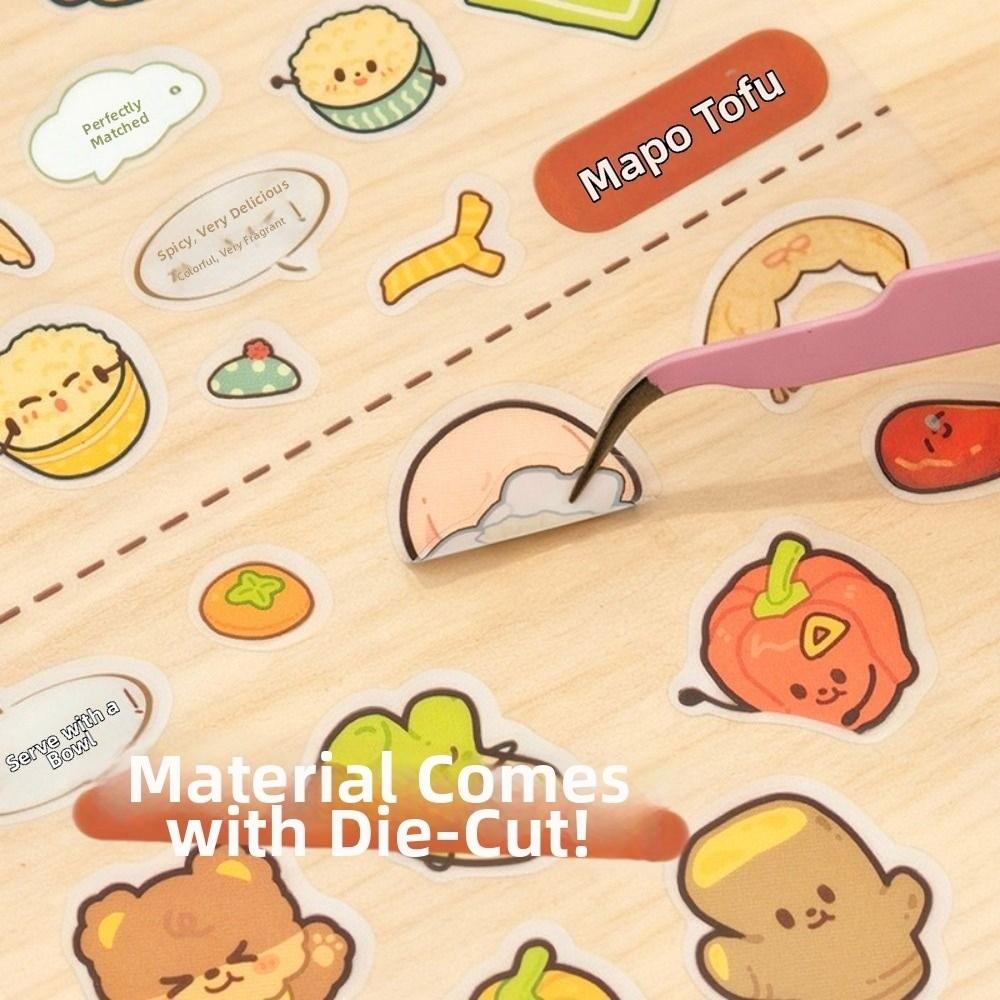 Sichuan Flavor Jianghu Miniature Landscape Sticker Collection Decorative Visual Stacking 3D Landscape Sticker