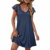 Women's Fashion Resort Lace Short-Sleeve Dress