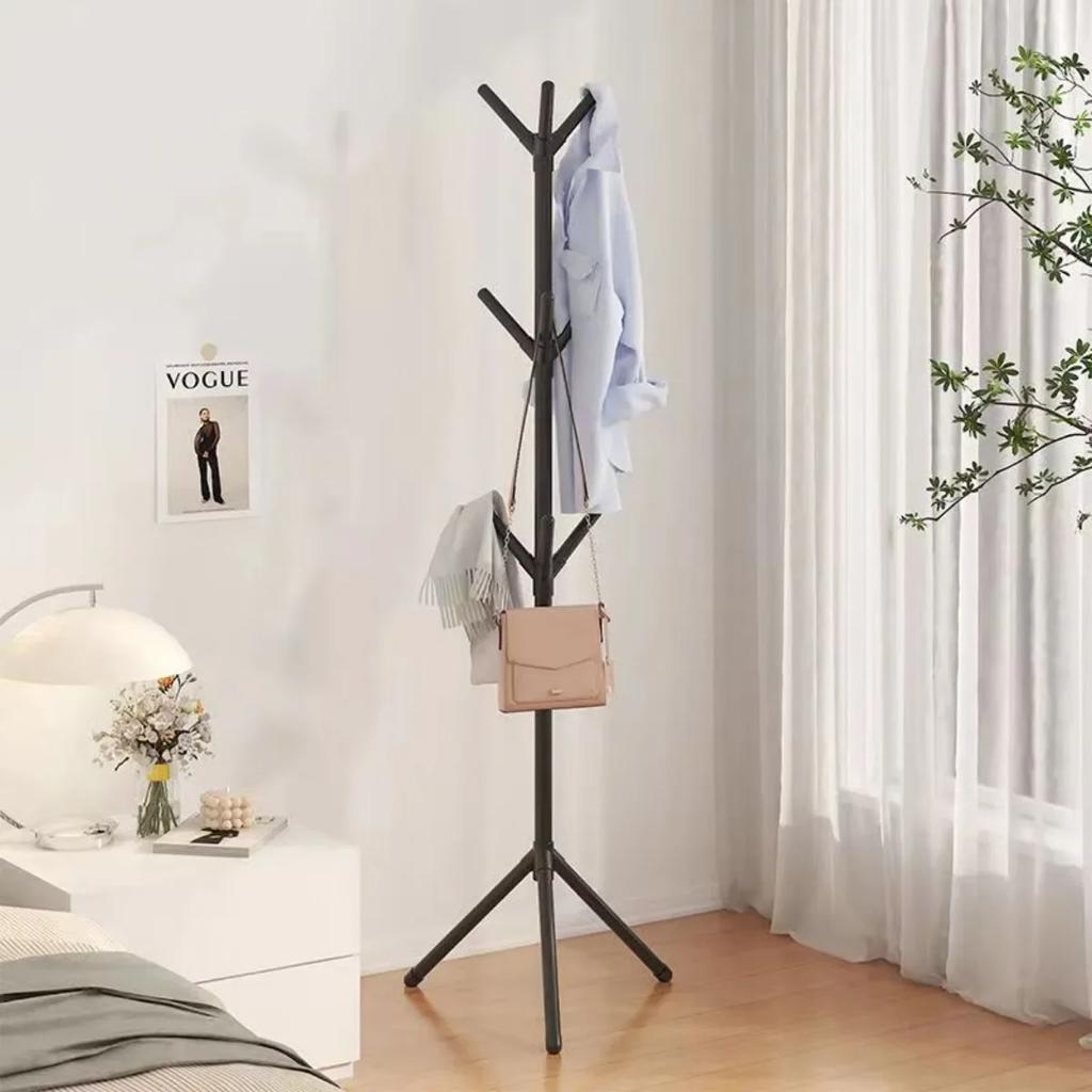 Floor Standing Clothes Rack Tree Branch Shape Multi Hook Mobile and Convenient Coat Rack for Home Living Room Clothing Storage