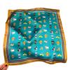 Spring new cartoon cute dog print silk scarf female cute age-reducing style versatile neck protector scarf shawl