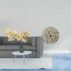 Nordic Metal Wall Art Decorative Sculpture Flower Leaves Hanging Artwork for Dining Room Gift Home