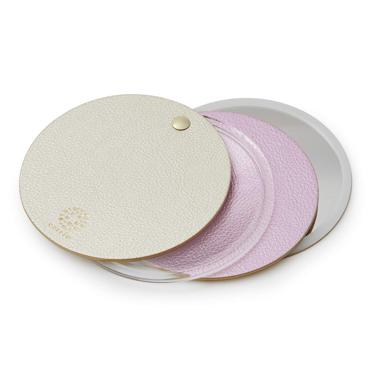 

Carrie A for adult combining a magnifying glass and mirror / must-have women, (Champagne)