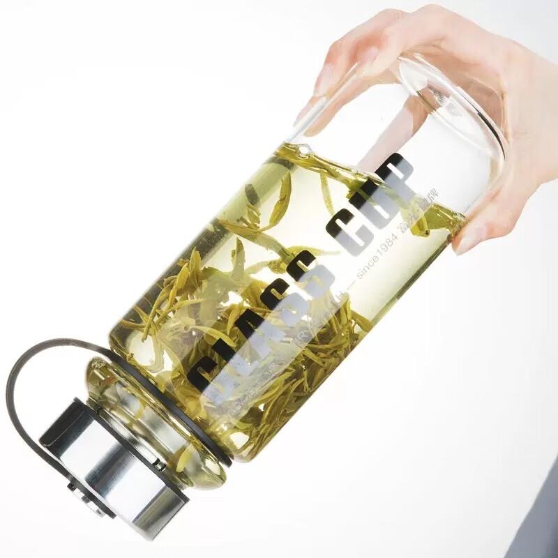 FUGUANG Borosilicate Glass Tea Bottle with Infuser