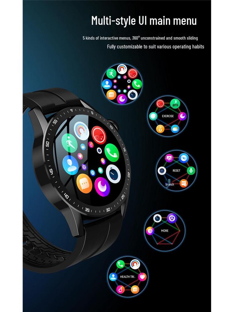 2025 Huaqiangbei Modell T05: High-End Smartwatch mit NFC, Wasserdicht, Multifunktional, Unisex-Design