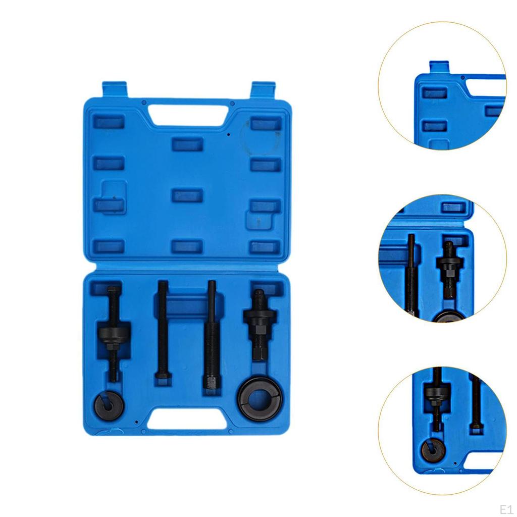 Power Steering Pump Pulley Removal Puller Installer Tool Set Equipment with Carry