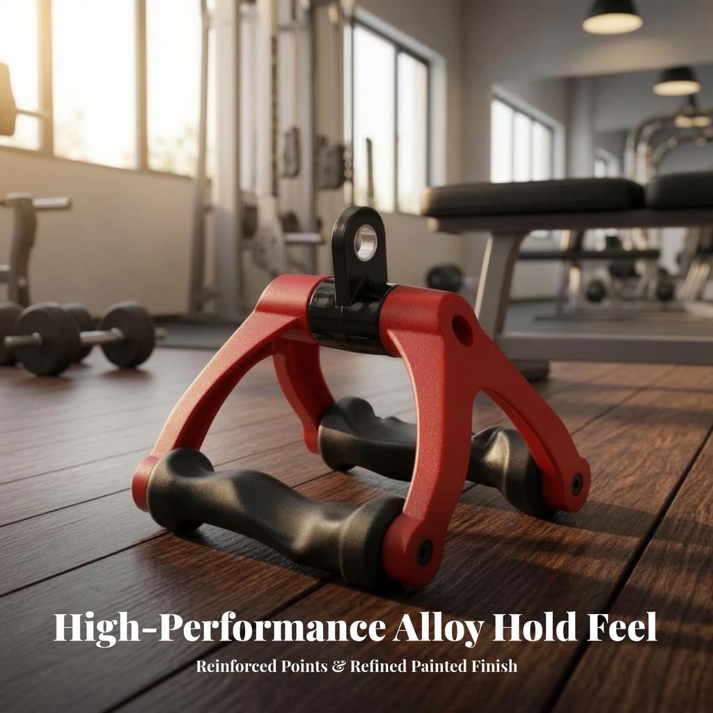Heavy-Duty V-Shaped Cable Handle Ergonomic V-Bar Attachment Lat Pull