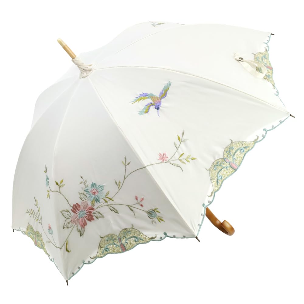 

long actress for both sunny and rainy heat UV and white [Chinoiserie Modern] Parasol, parasol, parasol, first-class shading, days, shielding,