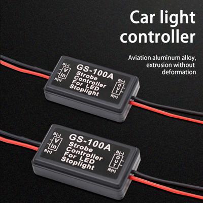 Daytime Running Light Adjustable Relay Waterproof Controller Stoplight Dimmer Relay Harness On/Off Car