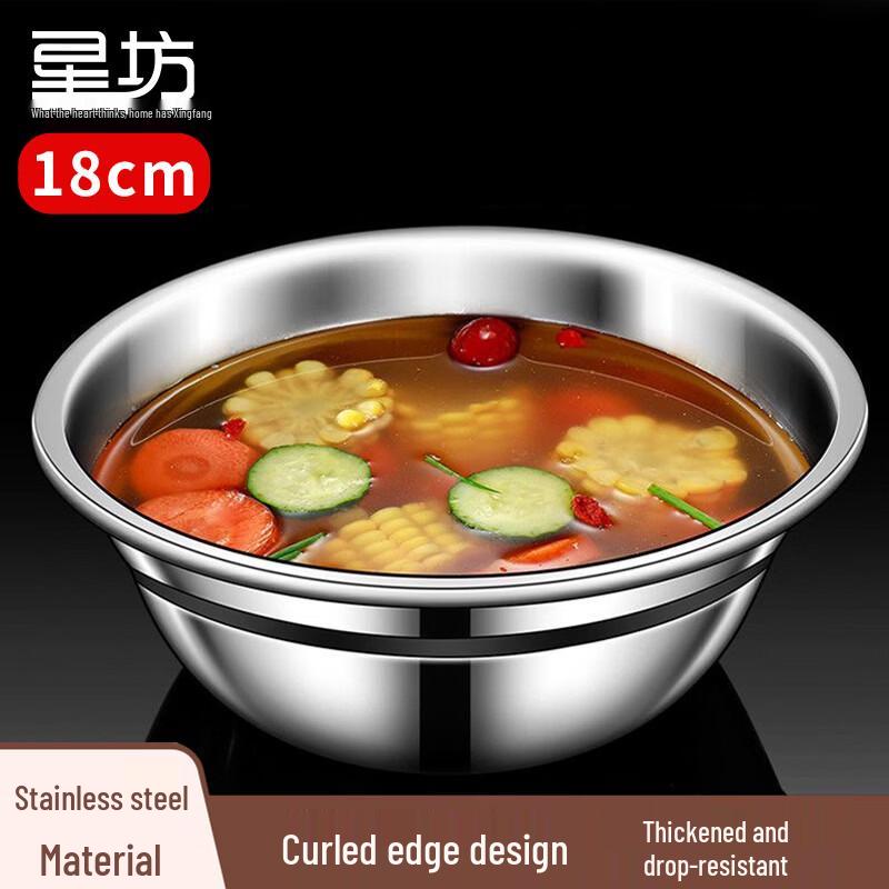 

Xingfang Stainless Steel Mixing & Prep Bowls