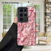 Phone Case: 2D Flat Samsung Galaxy A34 A35 M05 M06 S20 S22 S21 FE Plus 5G Protective Case, Couple Style, Bowknot Floral, Christmas and Halloween Gifts