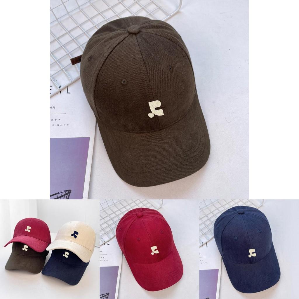 Cotton Embroidered Letter Baseball Cap For Casual Summer Wear