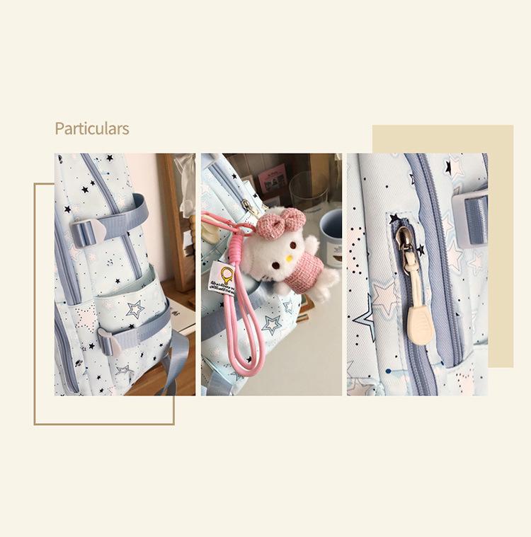 Korean-Style Backpack for Middle School Girls – Stylish Travel, Handbag & Shoulder Bag