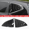 For Honda CR-V CRV 2017- Car Rear Louver Window Side Shutter Cover Trim Sticker Vent Scoop ABS Carbon Fiber Accessories Auto