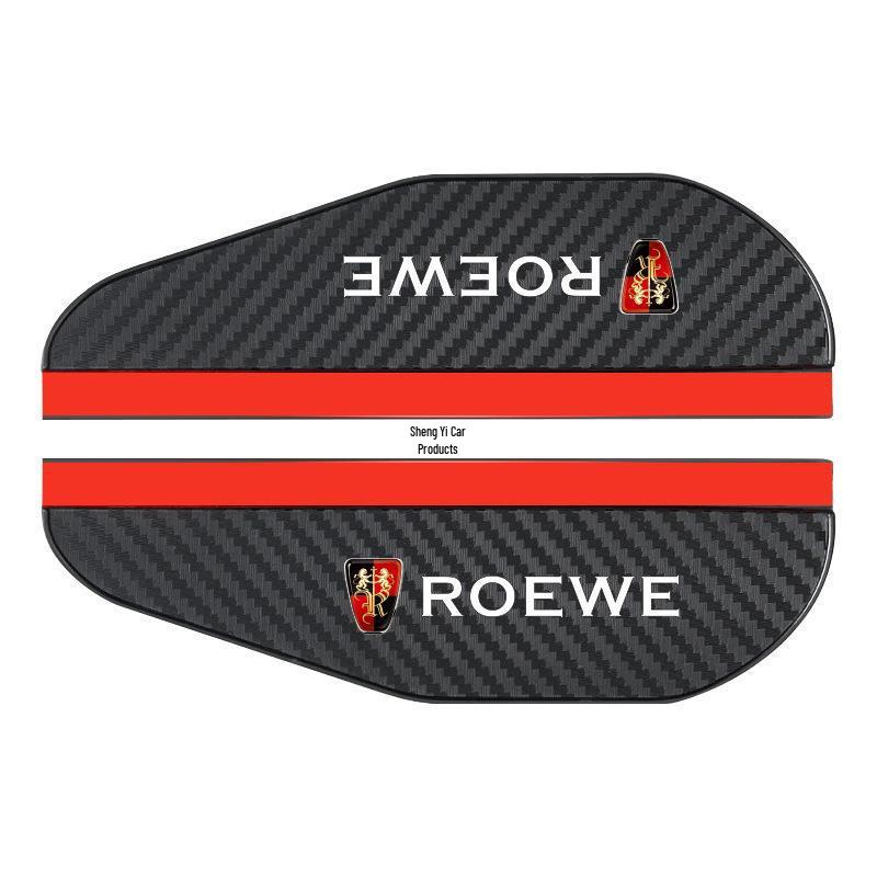 Carbon Fiber Pattern Rainproof Rearview Mirror Shield - Universal Fit