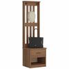 VidaXL Coat Rack SANDNES 45x40x159.5 Cm Solid Pine Wood, Hallway Bench, Hallway Storage Furniture 4010482