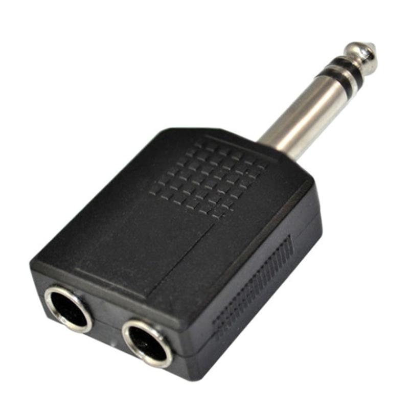 3.5mm Male To Female 2RCA Auditory Connector Computer TV 3.5 6.5 Plug Female Auditory Adapter