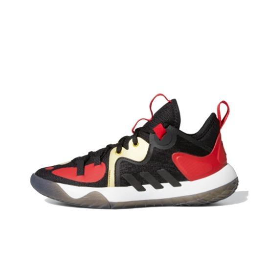 

adidas Harden Stepback 2 J Black Scarlet GS FZ1549 EU 37 чёрный/золотой