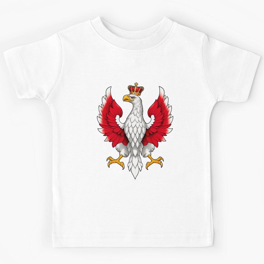 Eagle of Poland, Heart of a Warrior Kids T-Shirt 170