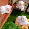 Cute Mini Farm Lamb Sheep Figurines Micro Landscape Car Dashboard Home Desktop Ornaments
