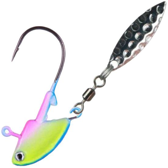 MUQZI Sports Accessory Stainless Steel Luminous Fishing Lures Bait Tackle Tools with Rotating Sequins