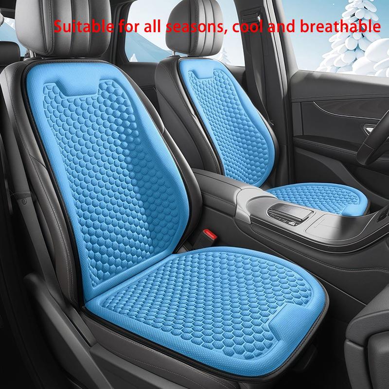 1-Pack All-Season Ice Silk Seat Cushion For Car/Office | Breathable, Machine Washable, Ergonomic, Lightweight