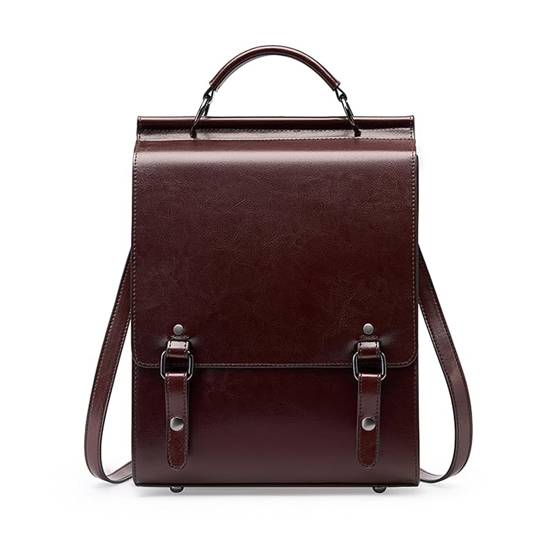 

[MFFOR] backpack backpack genuine leather 2way shoulder bag school bag ladies large capacity compact Thin cute casual simple Looks expensive