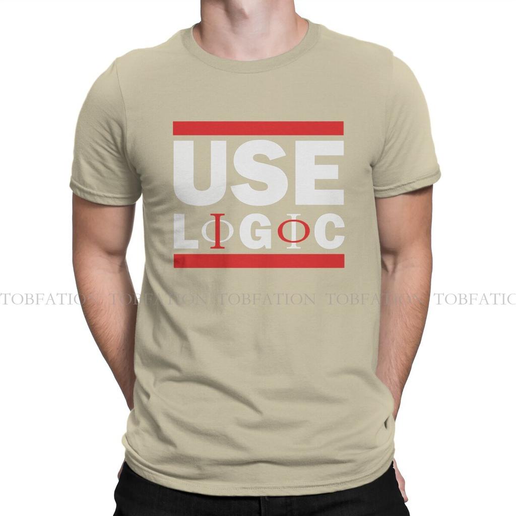 ZX Metaphysica Use Logic Tshirt Graphic Men Tops Vintage Homme Summer Clothes Cotton Harajuku T Shirt