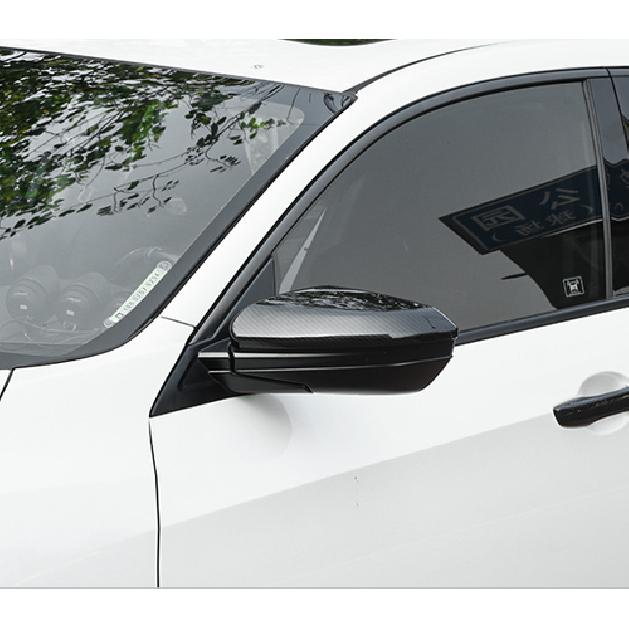 For Honda Civic 10th Gen 2016-2020 Carbon Fiber Look Side Mirror Cover Covers