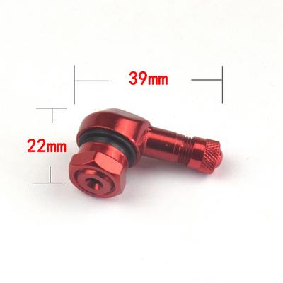2x CNC Aluminum Alloy Motorcycle 90 Degree Angle Wheel Tire Stem Tubeless Valve