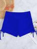Women's High Waist Tummy Control Drawstring Bikini Bottoms - Butt Lifting, Anti-Exposure, In Stock