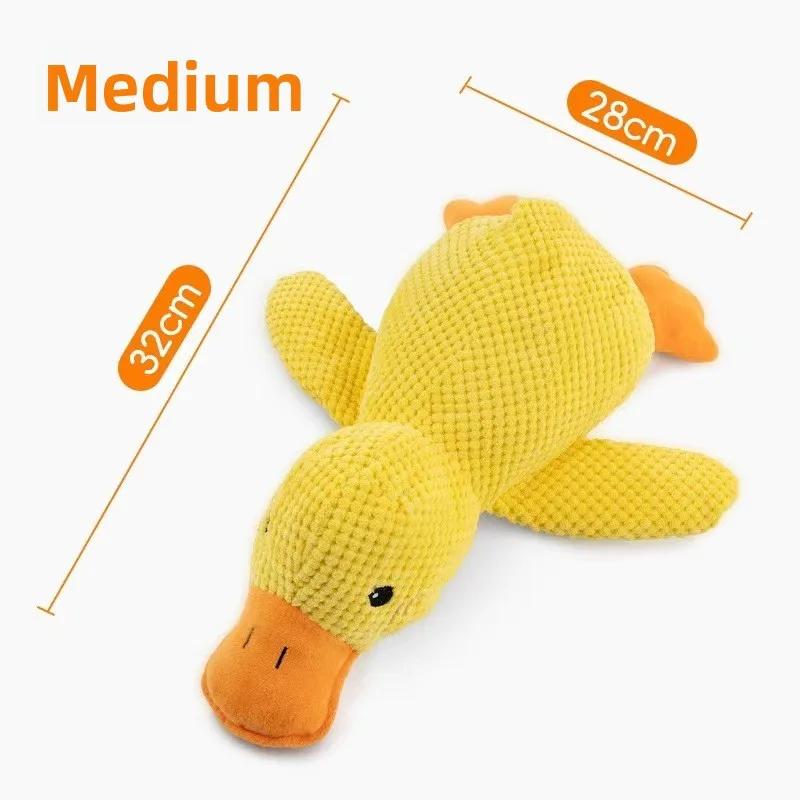 Dog Toys Indestructible Things For Dogs Soft Toy Squeaky Duck Durable Chew Interactive Entertainment Large Puppy Playtime Plush