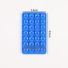 Double-Sided Silicone Mobile Phone Suction Cup Holder with 28/24 Beads for Strong Grip and Decompression