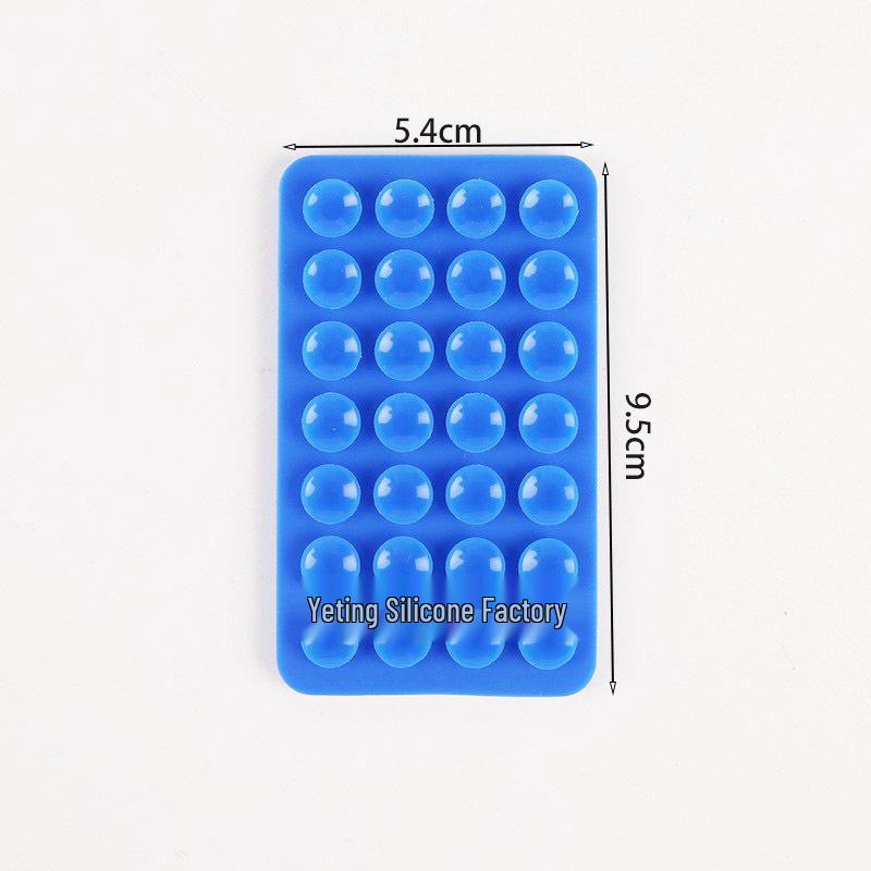 Double-Sided Silicone Mobile Phone Suction Cup Holder with 28/24 Beads for Strong Grip and Decompression