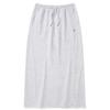 KIRSH Plain Jersey Long Skirt [Melange Grey]