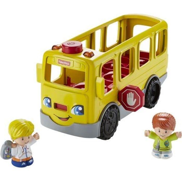 Fisher-price - little people le bus scolaire - jaune - jouet pour enfant