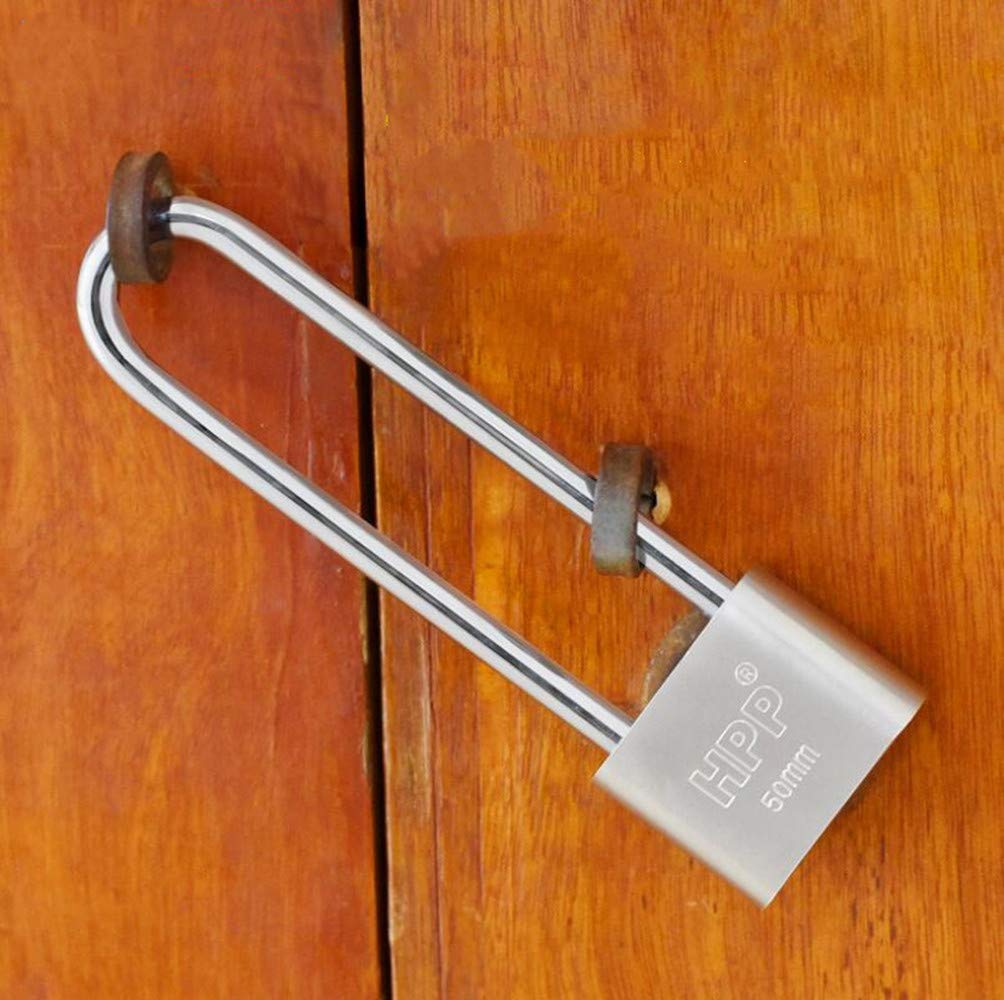 Tumecos Bicycle Alloy with 4 Suitable for U-Lock, Padlock, Lock, Steel, Keys, Cut-Resistant, Waterproof, Rust-Resistant, Anti-Theft, Home, School,