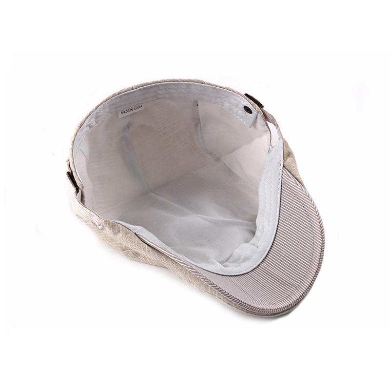 Cotton Linen Newsboy Caps for Men Spring Summer Thin Breathable Berets Women's Sunscreen Hats Gatsby Painters Hats Hombre Boina