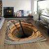 VIKAMA Modern Scenery Viewing Study Non-Slip Flannel Carpet Bedroom Comfortable Soft Durable Wear-Resistant Floor Mat