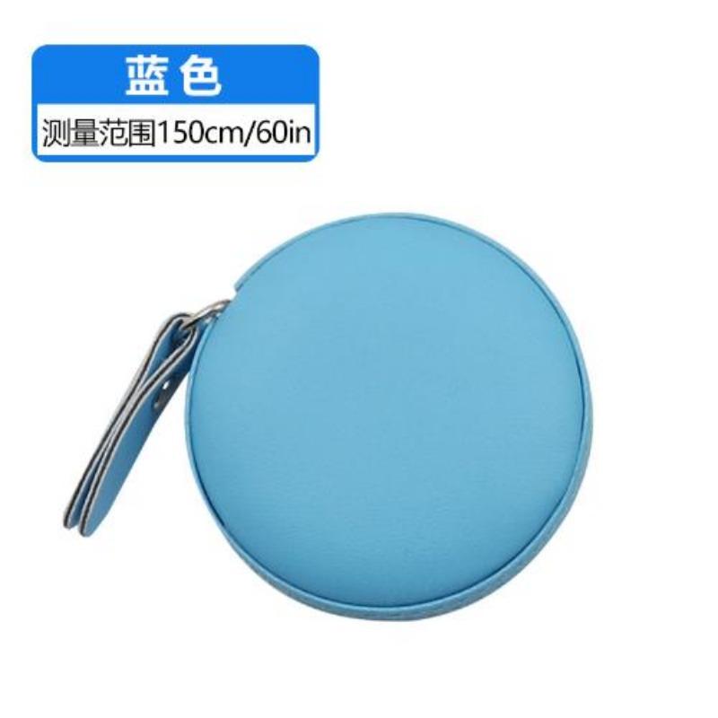 Tailor Soft Ruler Automatic Round Retractable Tape Measure Mini Portable Measuring Tape Suitable For Fabric Body Waist Measu синий