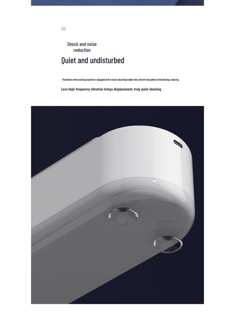 Multifunctional Ultrasonic Cleaner for Glasses, Contact Lenses, Makeup Brushes, Jewelry, and Retainers