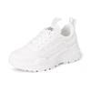 Fashion Women Casual Shoes White Platform Sneakers Thick Sole Women Shoes Summer Mesh Sneakers Breathable Lightweight Walking Shoes