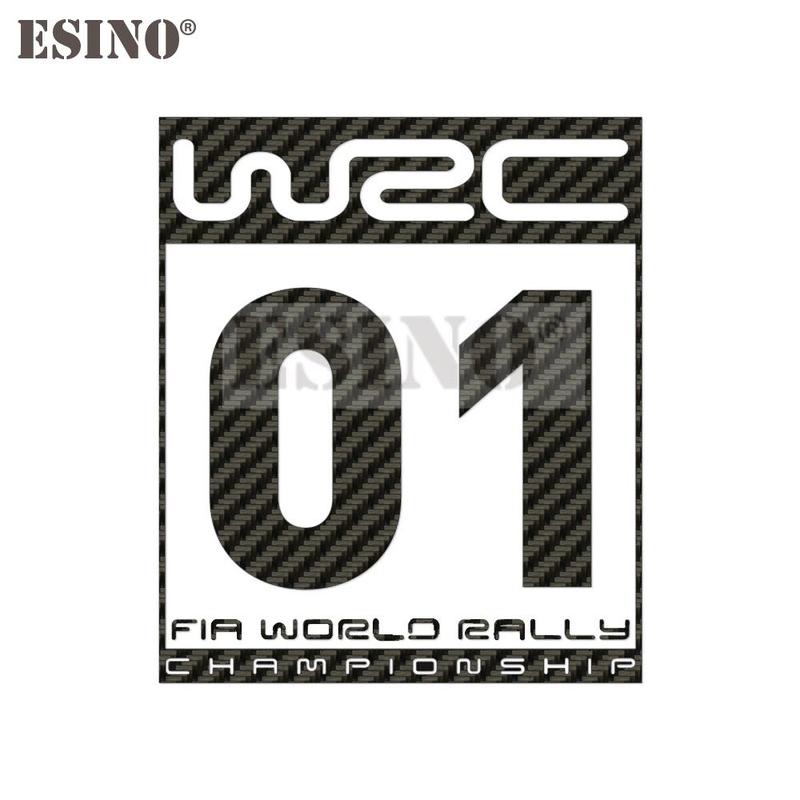 Nuovo Stile Auto Decalcomanie Decorative Creative per Auto WRC FIA World Rally Championship Vinile per Portiere Auto Decalcomanie per Carrozzeria Auto