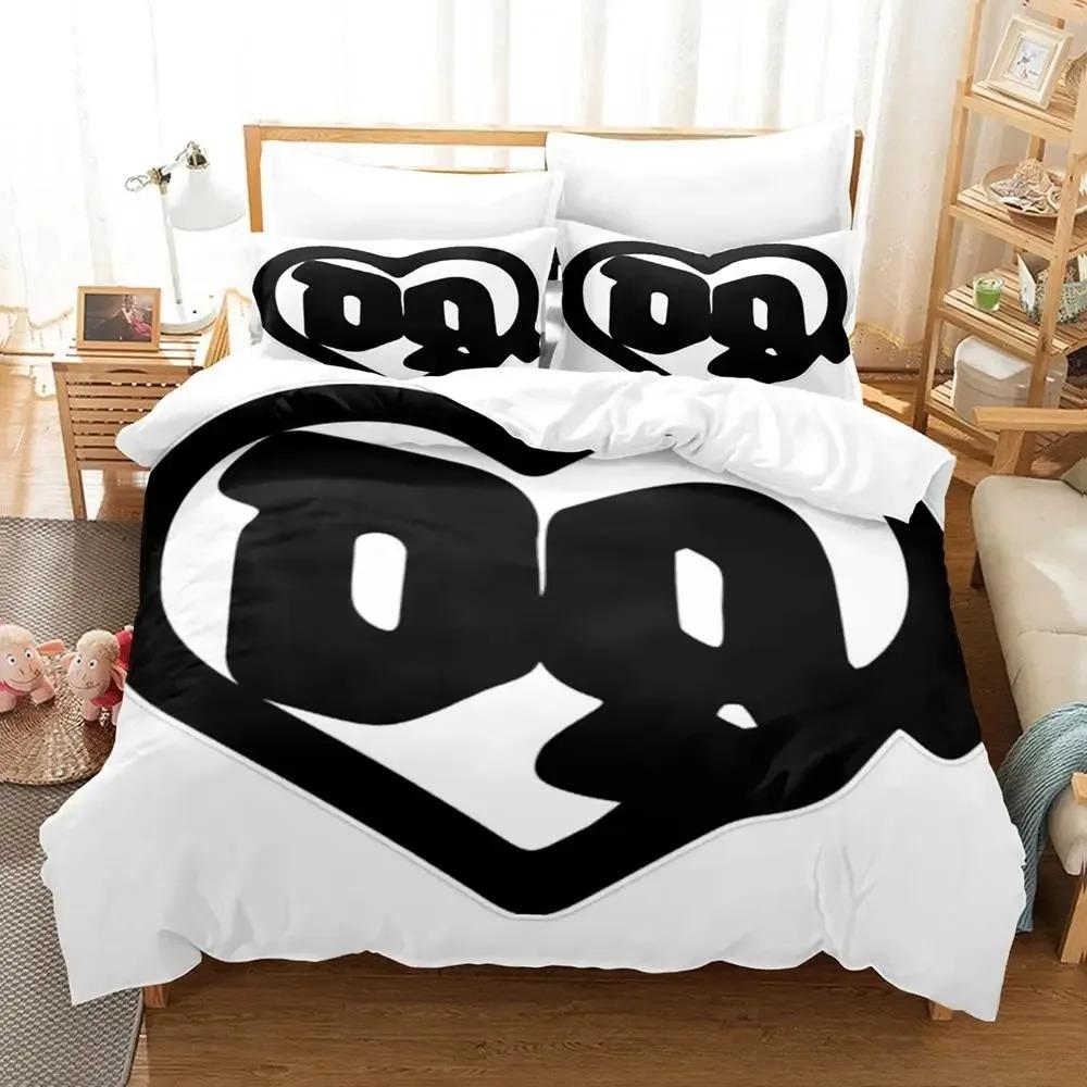 Neues Drain Gang Merch DMN Bettwäscheset Einzelbett Zweibettbett Vollbett Queen Size King Size Bettwäscheset Schlafzimmer für Jungen Bettbezug Sets