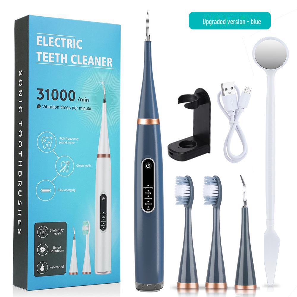Ensemble de brosses à dents électriques à 5 vitesses: Vibration haute fréquence pour éliminer le tartre, la plaque dentaire et les taches - Outil de blanchiment