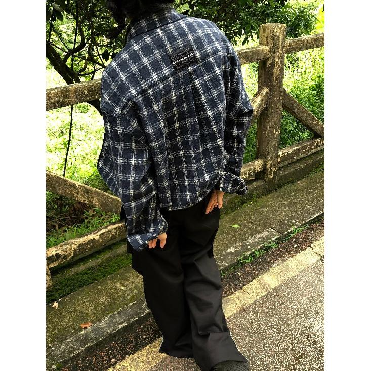 Kostkovaná košile s dlouhým rukávem 2024 Japonský hongkongský styl volná chlapecká košile letní trendy všestranný ležérní kabát