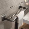 Banyo Havlu Tutucu Beyaz Sondaj Olmadan Banyo Siyah Havlu Askısı Havlu Çubuğu Kendinden Yapışkanlı Banyo Havlu Askısı Havlu Demiri