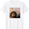 Summer Fun Battle Pilot Cat Face Meme Printed TShirt Fashionable And Unique Street Trend Unisexs ShortSleeved TShirt Y2k