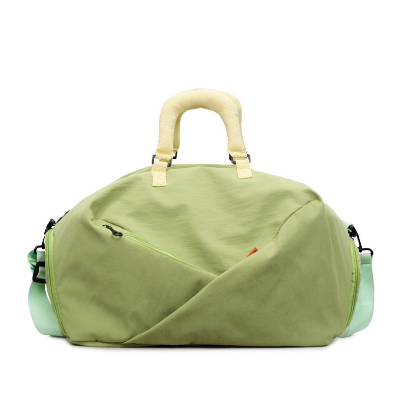 

Stylish new wet and dry separation storage training bag large capacity portable messenger duffel bag yoga sports fitness bag зелёный